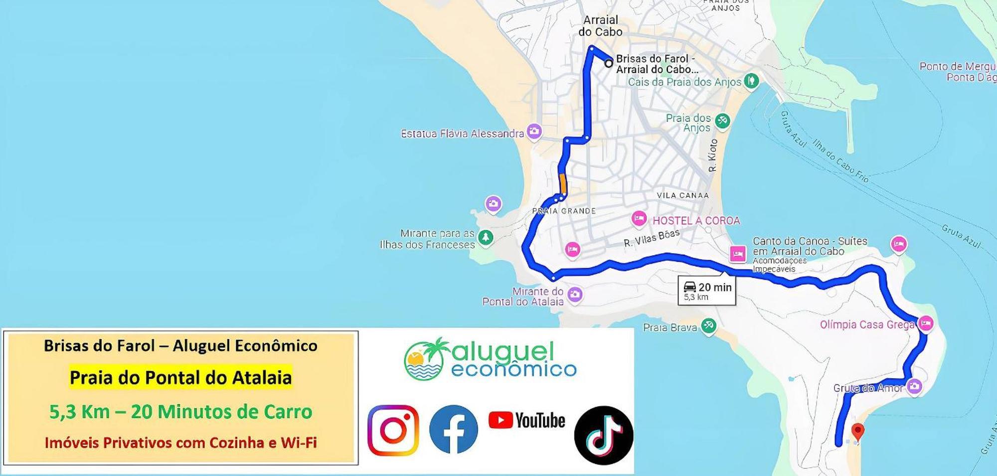 Апартаменти Arraial Do Cabo - Brisas Do Farol - Aluguel Economico Екстер'єр фото